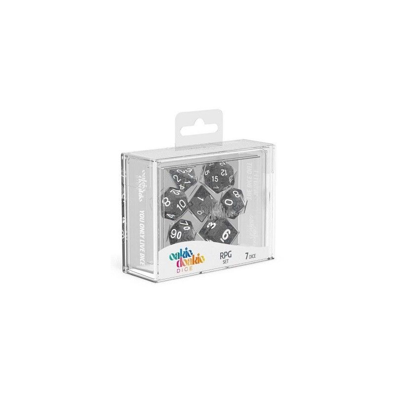 Dados Oakie Doakie Rpg Set Speckled | Accesorios | Gameria