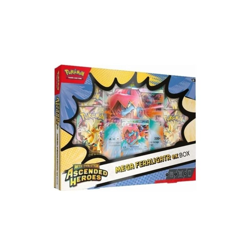 Pokémon Jcc Megaevolution Ascended Heroes Mega Meganium/Emboar/Feraligatr Ex Box | Juegos de Cartas | Gameria