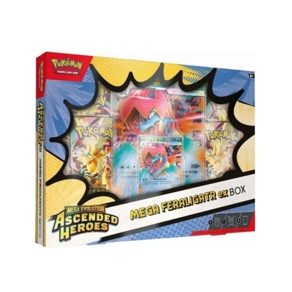 Pokémon Jcc Megaevolution Ascended Heroes Mega Meganium/Emboar/Feraligatr Ex Box | Juegos de Cartas | Gameria