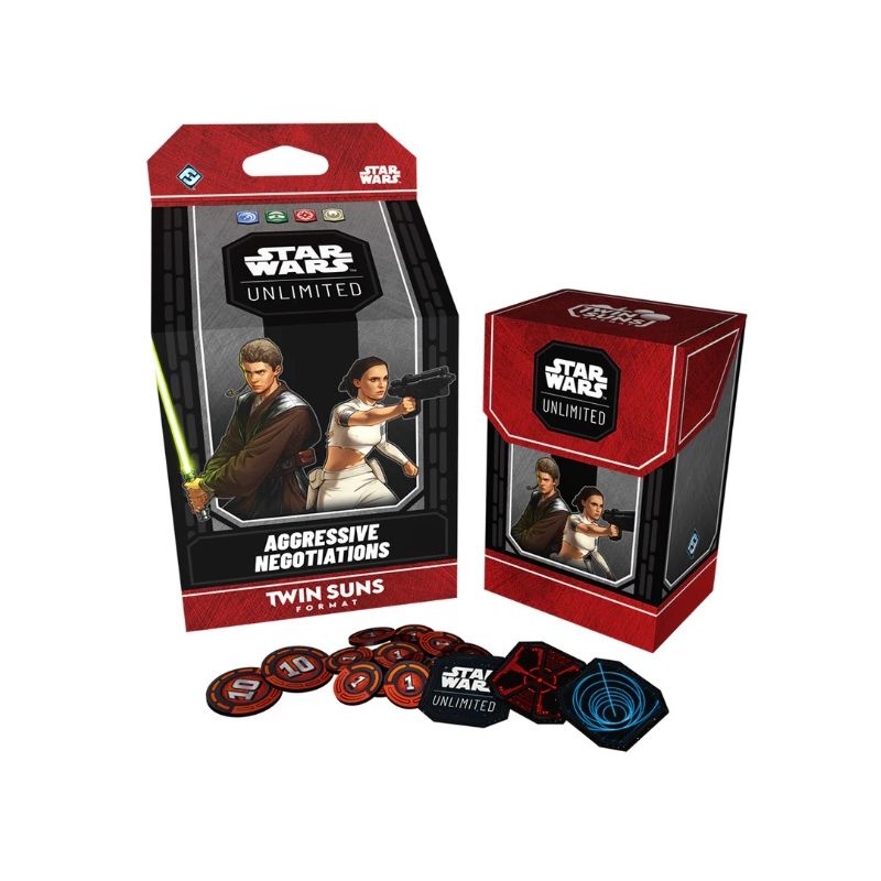 Star Wars Unlimited Mazo Twin Suns 2026 Aggressive Negotiations (Inglés) | Juegos de Cartas | Gameria