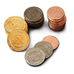 Set de Monedas Metálicas Medievales 50 unidades | Juegos de Mesa | Gameria