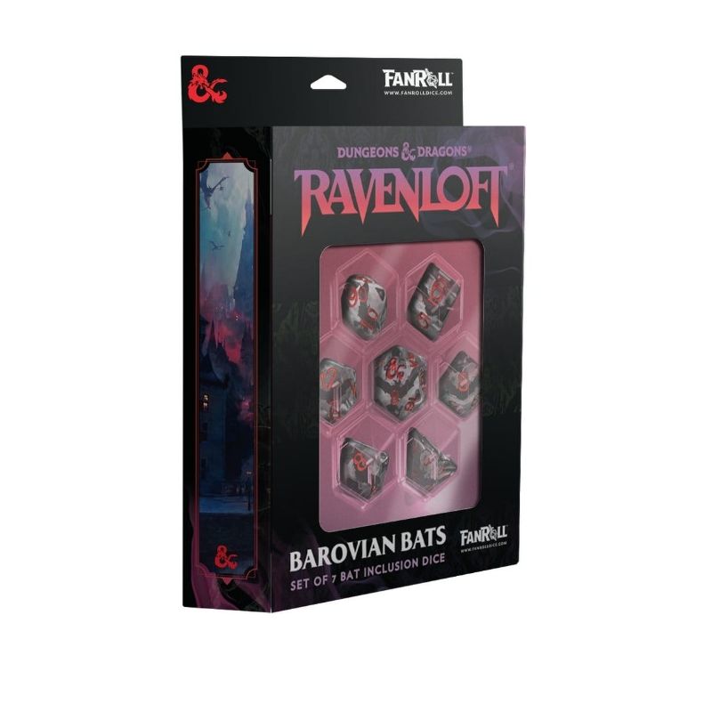 Dados Dungeons & Dragons Ravenloft Pack de Dados Inclusion Bats (7) | Accesorios | Gameria