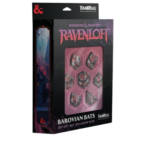 Dados Dungeons & Dragons Ravenloft Pack de Dados Inclusion Bats (7) | Accesorios | Gameria