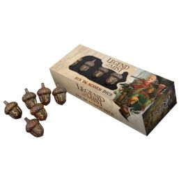 Dados FanRoll Legend in the Mist Juego de Dados D6 Resina de Bellota (6) | Accesorios | Gameria