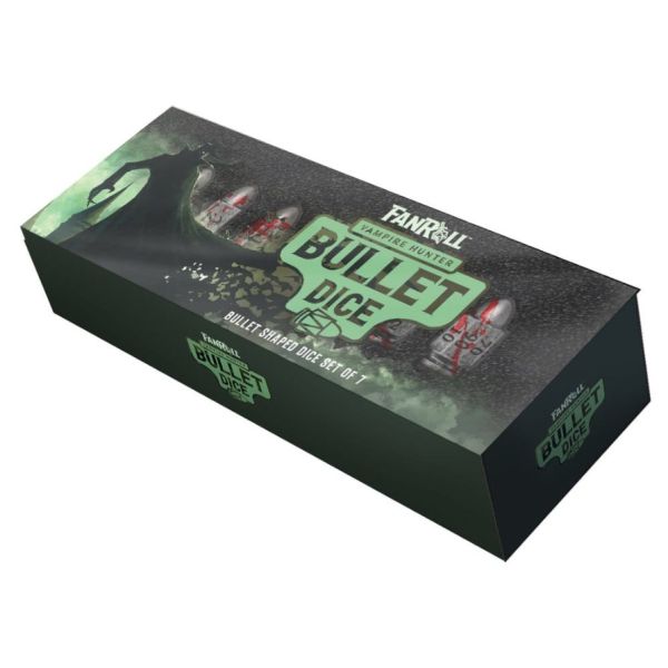 Dados FanRoll Resin Bullet Poly Pack de Dados Vampire Hunter (7) | Accesorios | Gameria