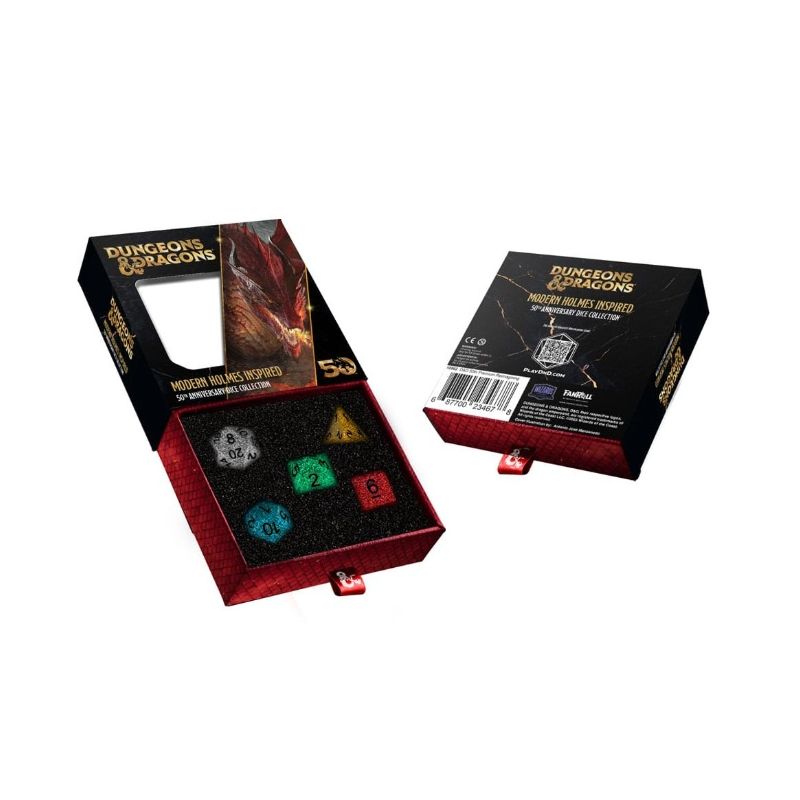 Pack de Dados D&D 50th Anniversary Modern Holmes Inspired | Accesorios | Gameria