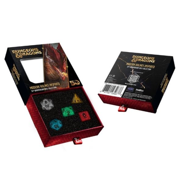 Pack de Dados D&D 50th Anniversary Modern Holmes Inspired | Accesorios | Gameria