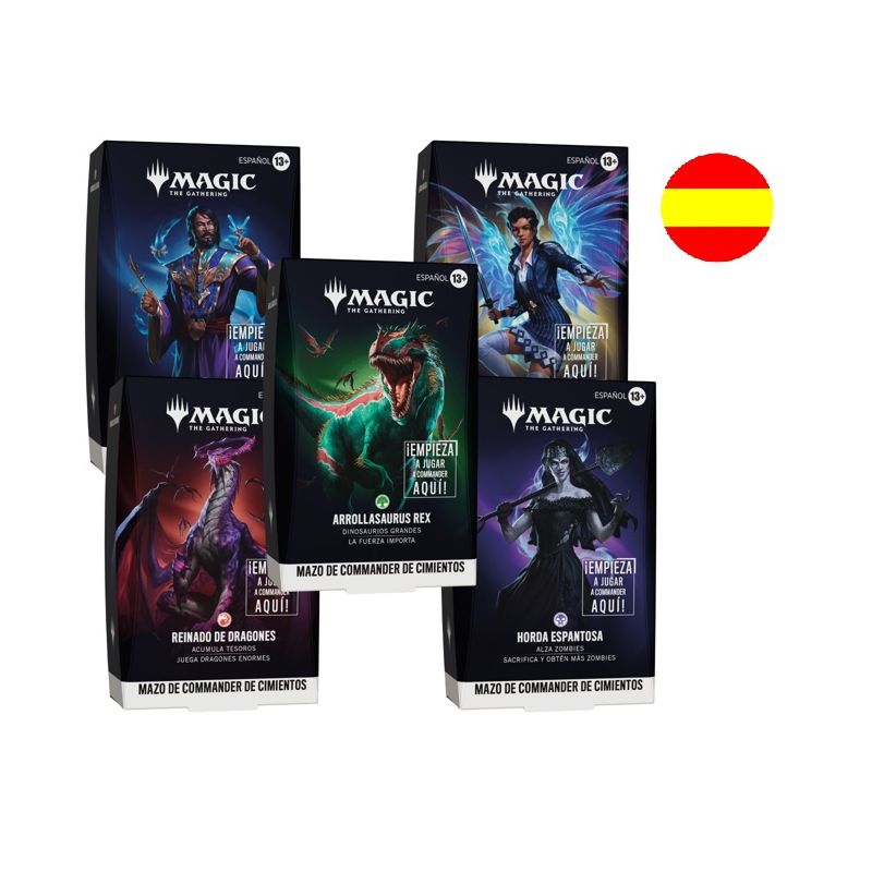 Mtg Foundations Starter Commander Decks Pack 4 Mazos | Juegos de Cartas | Gameria