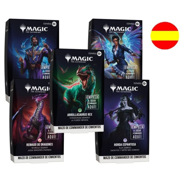 Mtg Foundations Starter Commander Decks Pack 4 Mazos | Juegos de Cartas | Gameria