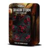 Dados Fanroll Dragon Storm Sharp Edge Silicone Black Dragon Scales (7) | Accesorios | Gameria