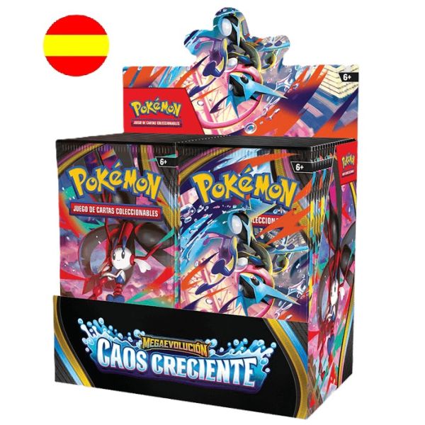 Pokemon Jcc Megaevolución Caos Creciente Caja de Sobres  | Juegos de Cartas | Gameria