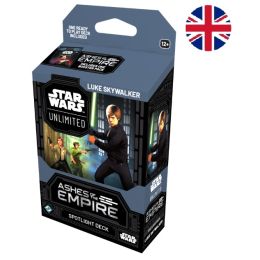 Star Wars Unlimited Ashes of the Empire Deck Luke Skywalker (Inglés) | Juegos de Cartas | Gameria