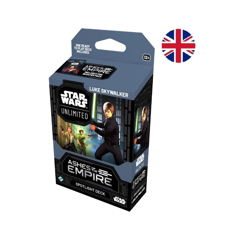 Star Wars Unlimited Ashes of the Empire Deck Luke Skywalker (Inglés) | Juegos de Cartas | Gameria
