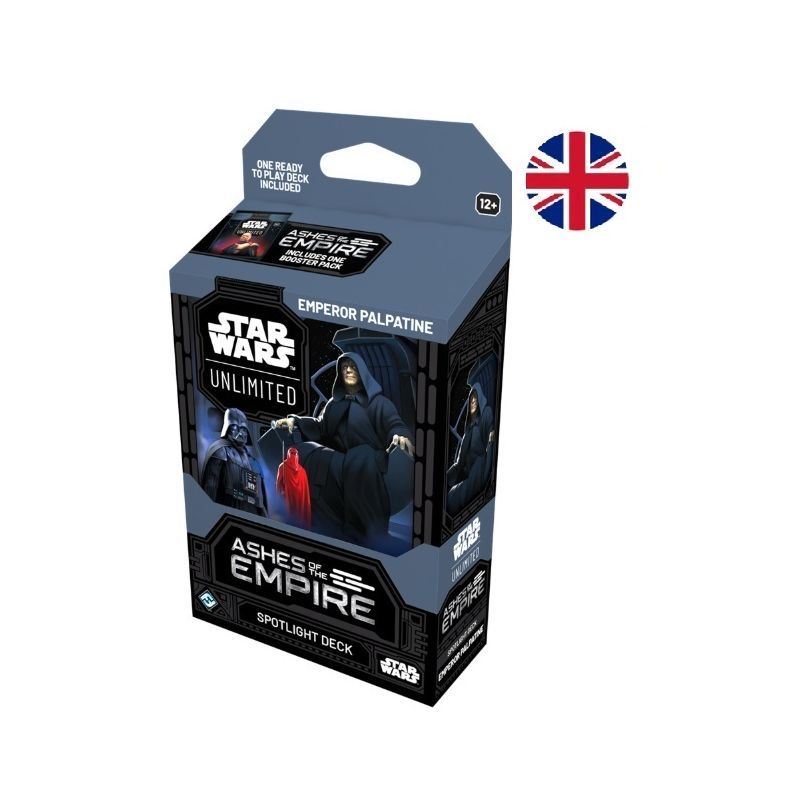 Star Wars Unlimited Ashes of the Empire Deck Emperor Palpatine (Inglés) | Juegos de Cartas | Gameria