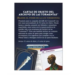 Cosmere Archivo de las Tormentas Cartas de Objeto | Juegos de Mesa | Gameria