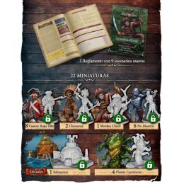 Skull Tales Expansión la Maldición del Caribe | Juegos de Mesa | Gameria