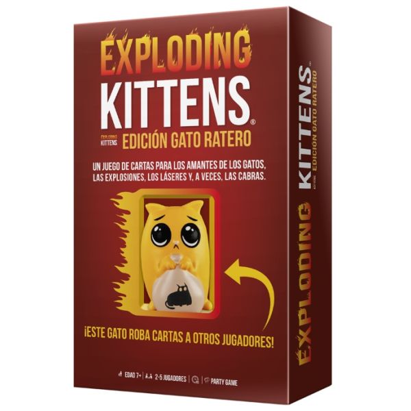Exploding Kittens Edición Gato Ratero | Juegos de Mesa | Gameria
