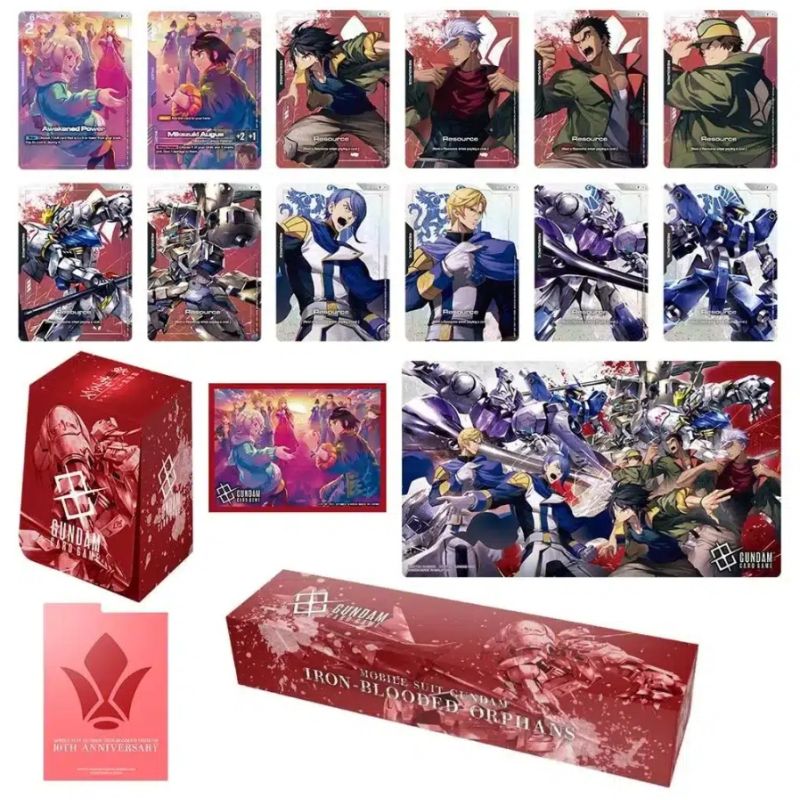 Gundam Card Game PB02 Set de accesorios premium Mobile Suit Iron-Blooded Orphans | Juego de Cartas | Gameria