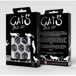 Dados Q Workshop Cats Dice Set Mittens | Accesorios | Gameria
