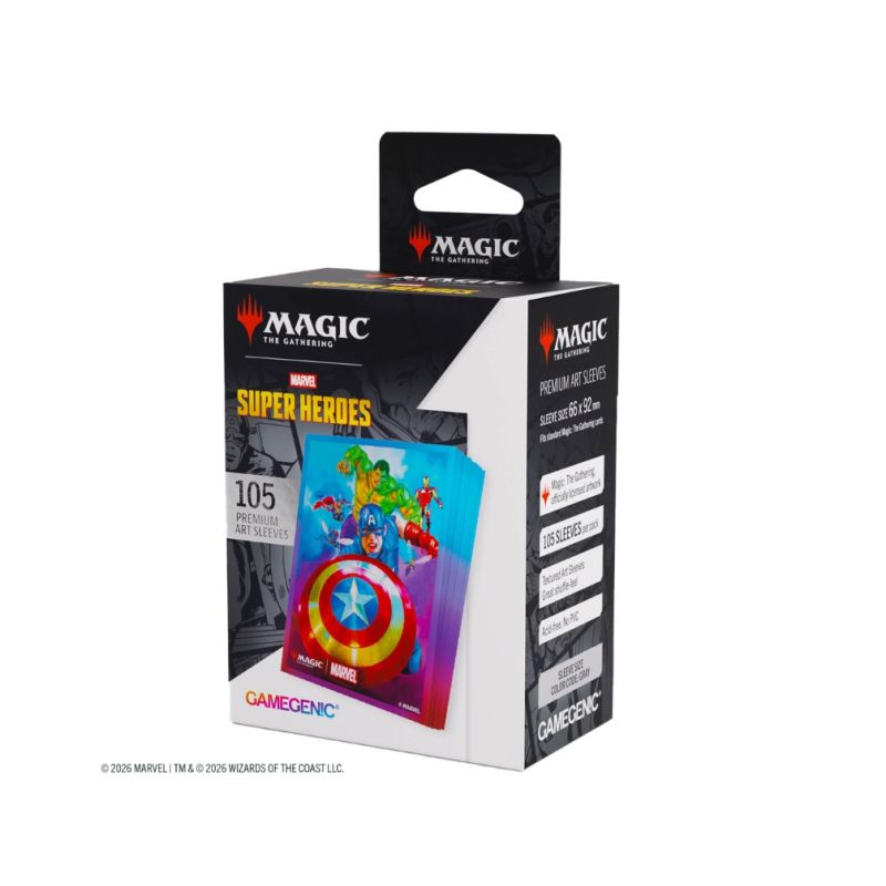 Fundas MTG Marvel SH Art Sleeves Captain America | Accesorios | Gameria