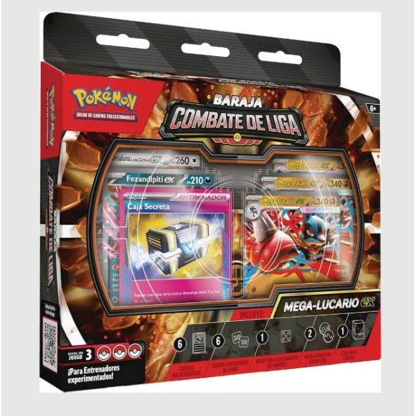 Pokémon Jcc League Battle Deck Mega Lucario Ex
