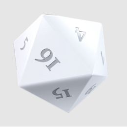 Dados Vivid Heavy Metal (2 unidades) Blanco | Accesorios | Gameria