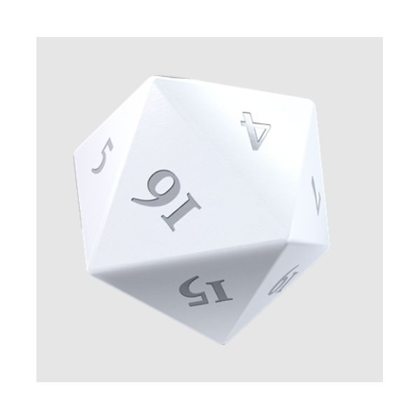 Dados Vivid Heavy Metal (2 unidades) Blanco | Accesorios | Gameria