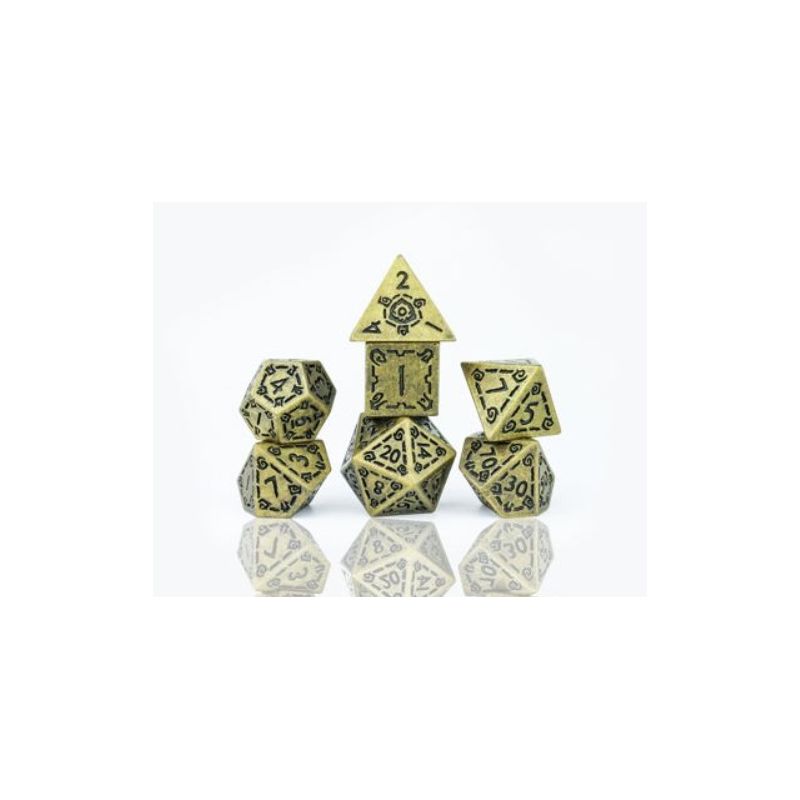 Dados Sirius Ilusory Metal Gold | Accesorios | Gameria