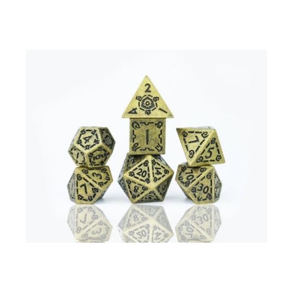 Dados Sirius Ilusory Metal Gold | Accesorios | Gameria