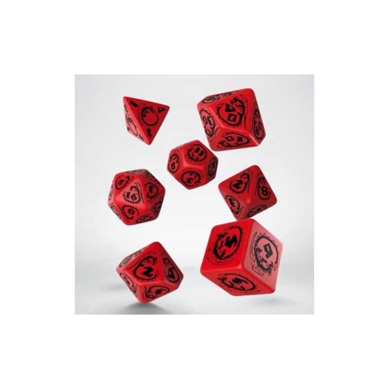 Dados Dragons Dice Set Garnet | Accesorios | Gameria