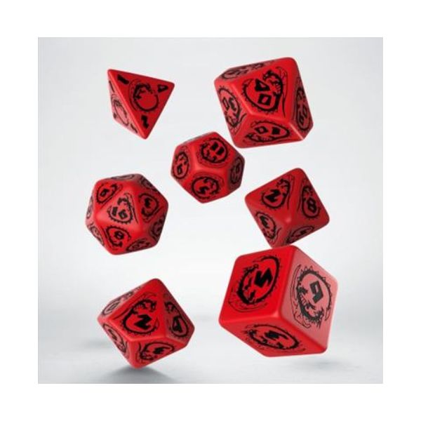 Dados Dragons Dice Set Garnet | Accesorios | Gameria